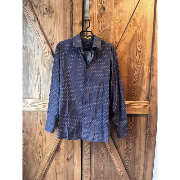 Ted Baker is Other - Men's Ted Baker Button-Down Shirt Size 5 Blue